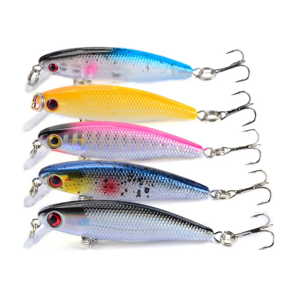 Señuelo Minnow de plástico duro con ojos 3D – 6,5 cm - imagen 4