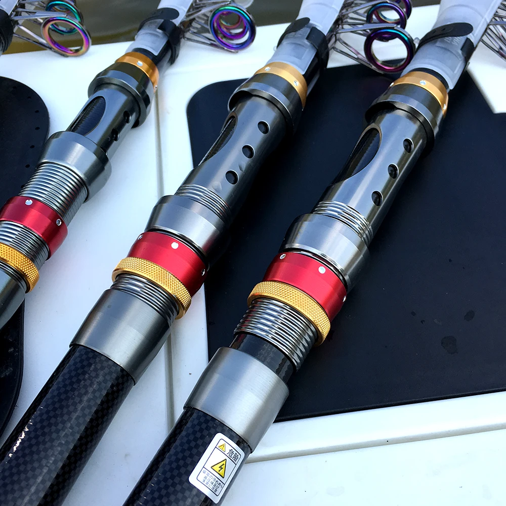 Cañas de pescar telescópicas de mar, caña giratoria de pesca de carpa, alimentador de fundición giratoria corta, carretes de pesca, herramientas de viaje - imagen 5