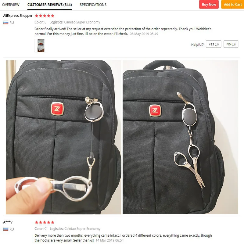 WDAIREN-Tijeras de pesca plegables con hebilla telescópica, cordones, abrazadera de pesca de línea, accesorios, herramientas multifuncionales, DW-603 - imagen 2