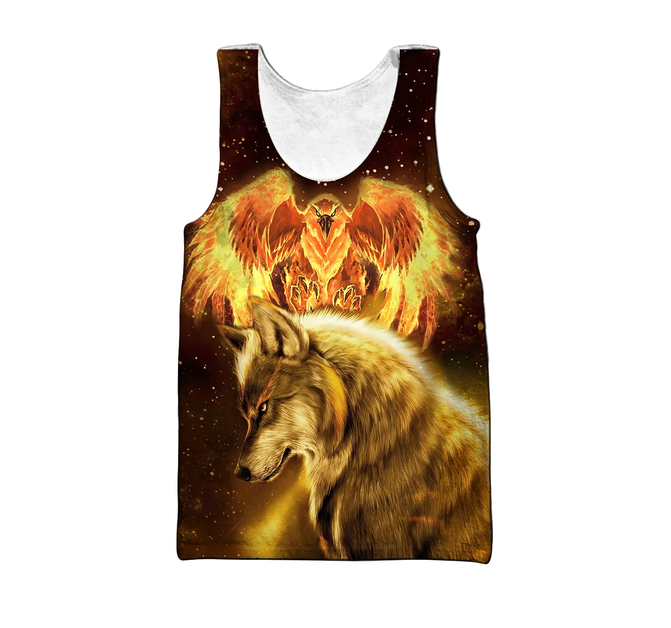 Chaleco de pesca sublimado BX011 – Multifunción con diseño dragón lobo - imagen 3