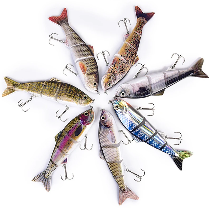 DORISEA-Señuelos de Pesca, 1 unidad, 12cm/15cm/25cm, ojos 3D que se hunden, Wobblers, Swimbait, cebo Artificial duro, señuelo de pesca de lubina, Crankbai