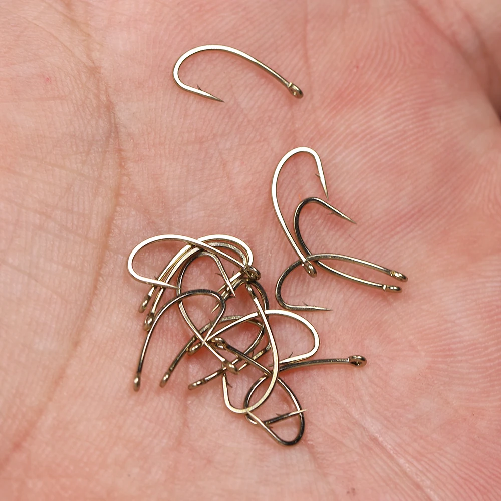 ICERIO 100PCS Anzuelo de pesca con mosca Ninfa Scud Midge Caddis Anzuelos para atar moscas