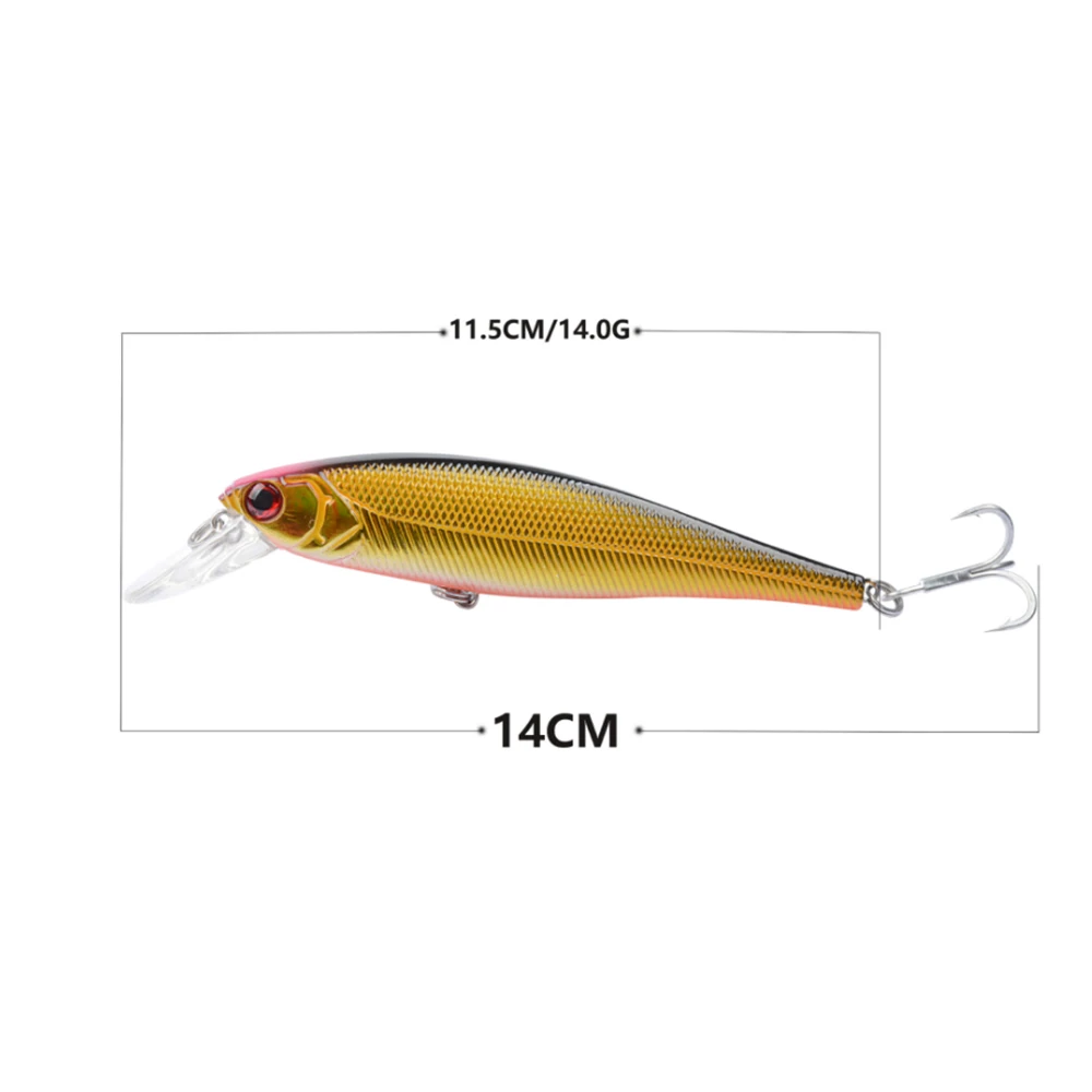 Señuelo duro Artificial para pesca, cebo Artificial para piscardo, 11,5 cm, 14g - imagen 3