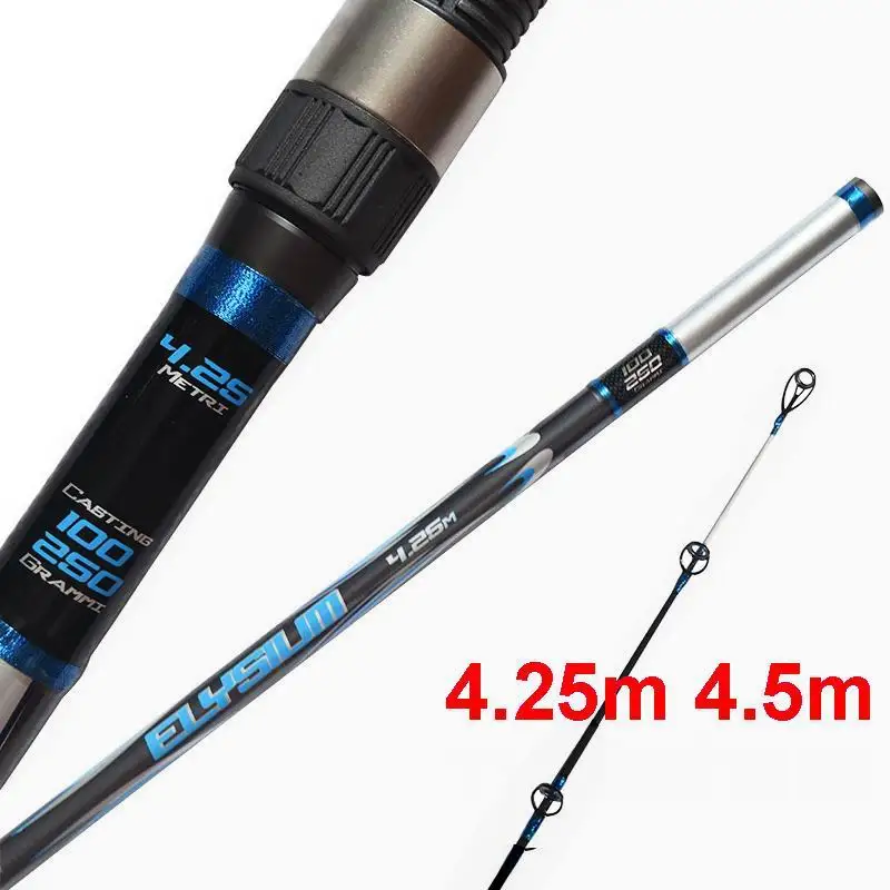 Caña Surfcasting ZZ07 4,5m Carbono Punta Sólida