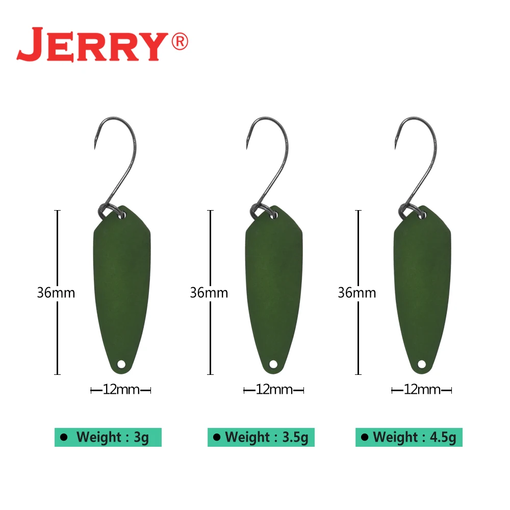 Jerry Aquila Micro Fishing Spoons Lake UV Color Area Trout Chub Perch Metal Lures Bait Spinner Glitter Pesca - imagen 4