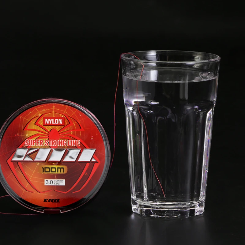 CEMREO-sedal de nailon de 100m, hilo de pesca de baja memoria, de alta resistencia, superfuerte, accesorios de pesca de carpa - imagen 5
