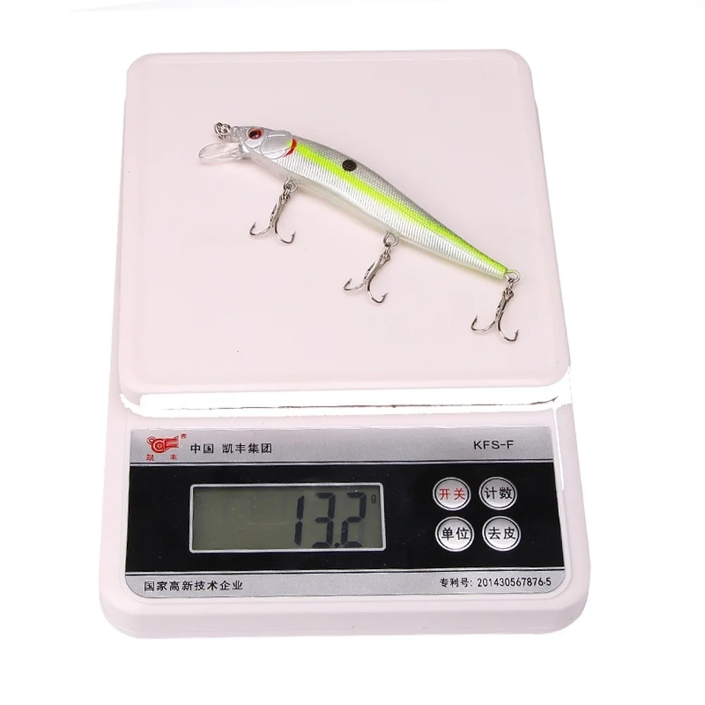 Señuelo de Pesca de pececillos de 115mm, 13,2g, Wobblers de hundimiento profundo, cebo duro de plástico Artificial, Crankbait, aparejos de Pesca de lubina, 1 Uds. - imagen 2