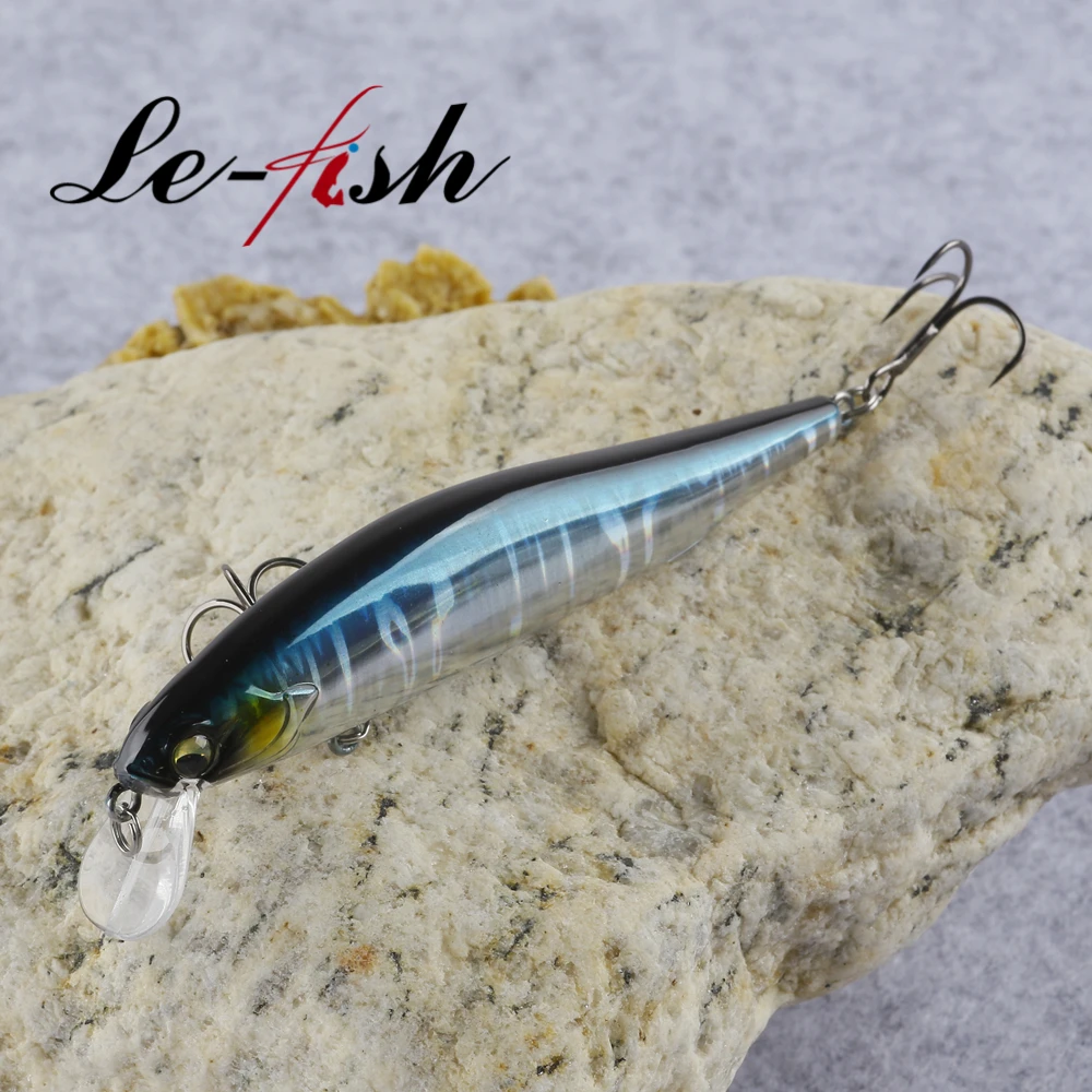 Le fish 100mm 13,5g 80mm 10,5g modelo caliente Señuelos de pesca cebo duro minnow calidad profesional minnow