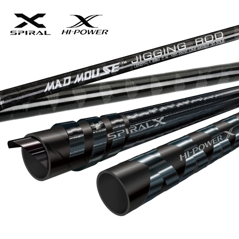 MADMOUSE Japón calidad Fuji guías barco caña de pescar 1,68 m 1,9 m 24-32 kg gran potencia de arrastre océano caña de pescar jigging 1.68 H 1.9 H - imagen 4