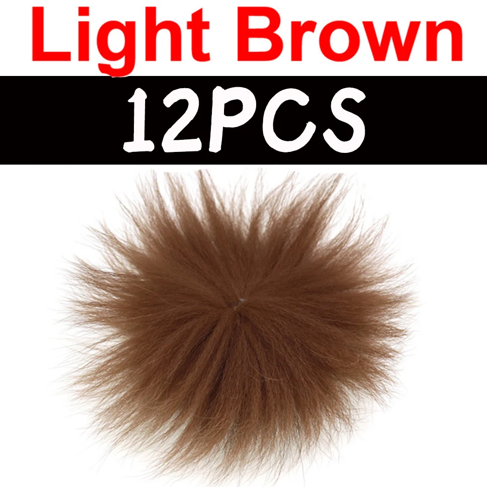 12pcs Light Brown