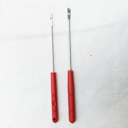 Separador de anzuelos rápido acero inoxidable rojo Extractor seguridad