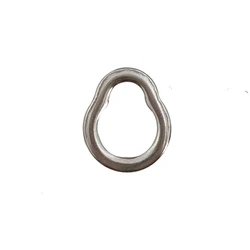 Conector pera jigging acero inoxidable anilla sólida