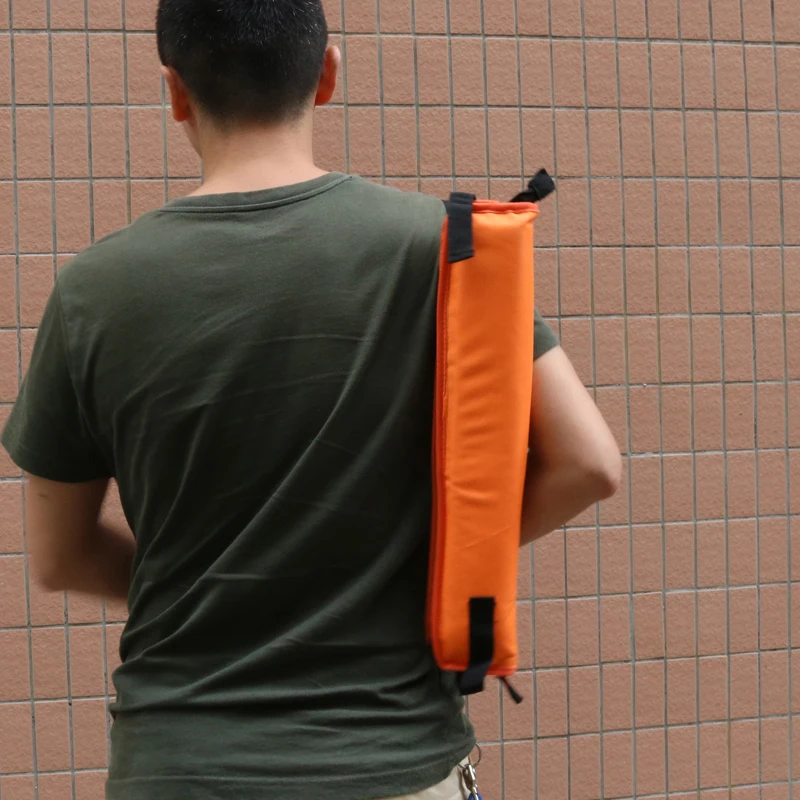 Bolsa para baquetas de tambor, bolsa para baquetas portátil gruesa de hombro, Oxford 600D, impermeable, logotipo personalizado para estudiantes, 1 ud. - imagen 4