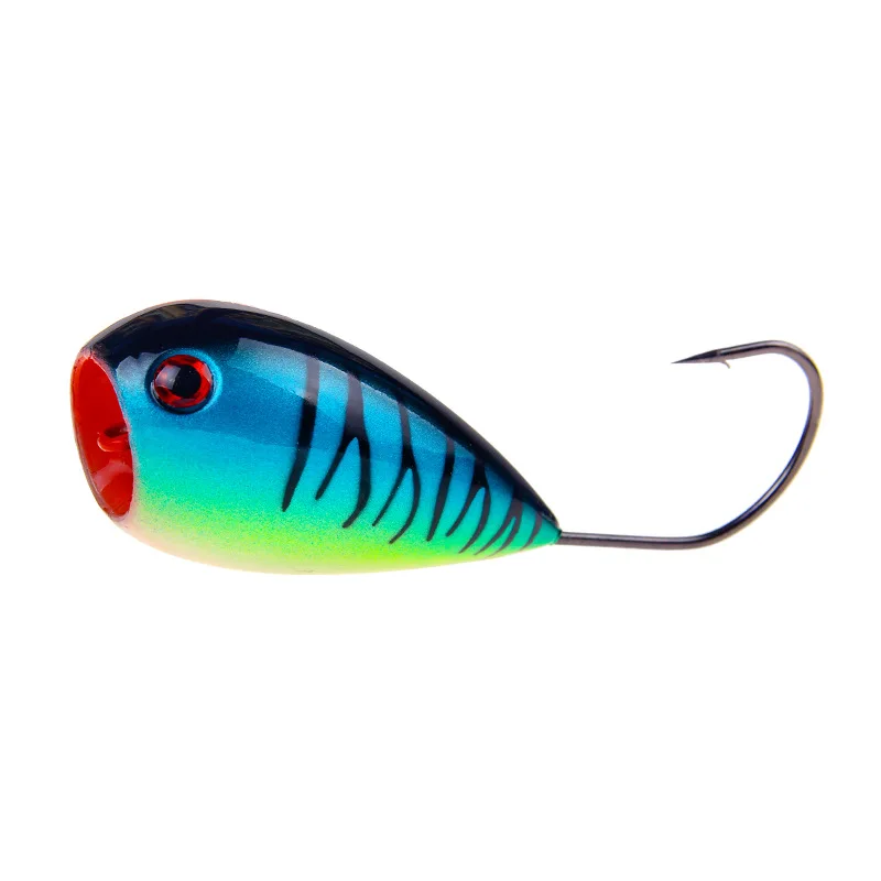 Señuelos de Pesca de un solo gancho, cebos artificiales de 8cm, 13g, cebos duros flotantes croatas, 1 unidad - imagen 5