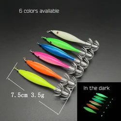 Wobbler Calamar Artificial 12cm – Señuelo Luminoso para Agua Salada