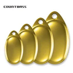 Countbass cuchillas giratorias francesas – Acero dorado para pesca