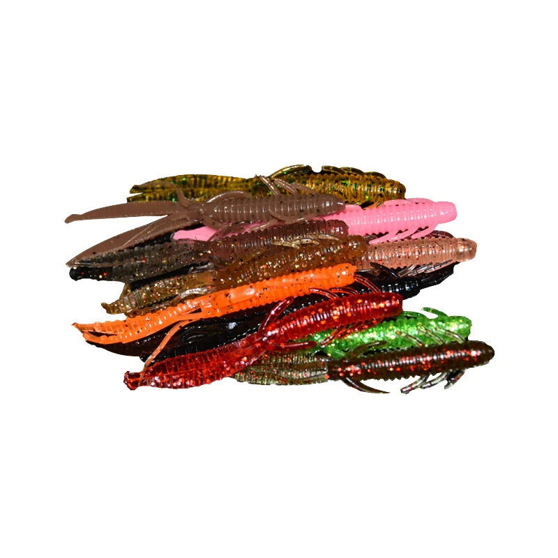 Dolejian-Cebo blando serie DSL3/4 pulgadas, camarón falso no OSP, camarón de bambú, cebo de carretera, subcebo con sal de alta densidad - imagen 5