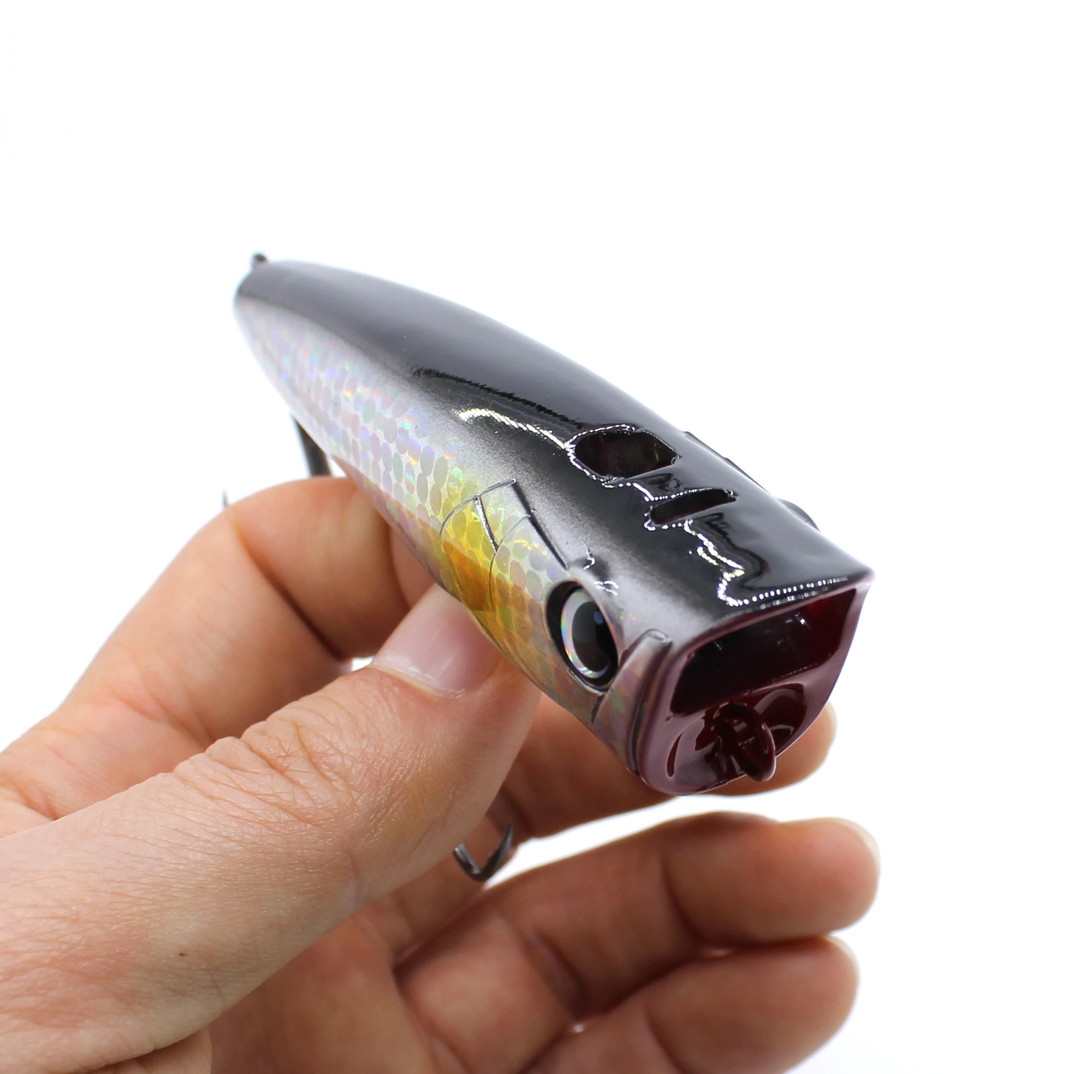 AOCLU-señuelo grande flotante de agua, cebo de pesca de lubina, pececillo, fundición larga, 1 unidad, 95mm, 21,8g - imagen 5