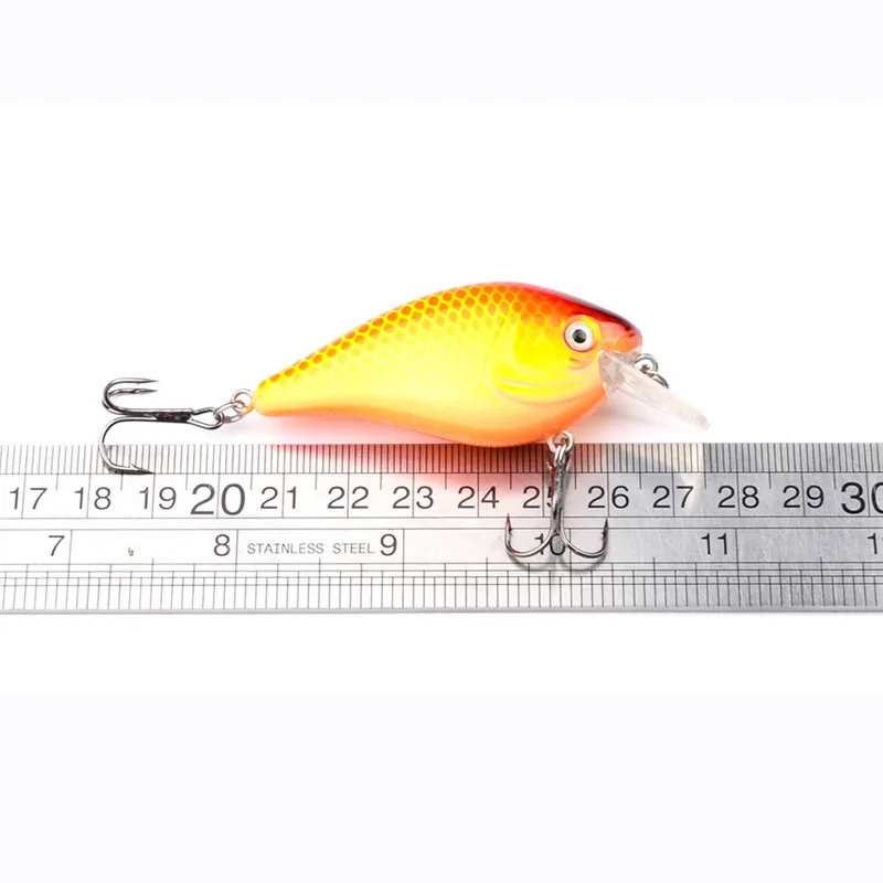 1Pcs7.6cm12.7g Señuelos de pesca duros hundimiento Jerkbait VIB Rattlin gancho Wobblers buceo profundo hundimiento mar océano cebo de plástico Artificial - imagen 2