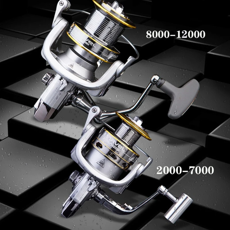 Japón importó 15-eje De rueda De Pesca metal serie 1000-12000 rueda De larga distancia De carrete De la Pesca Carretilha De Pesca - imagen 2