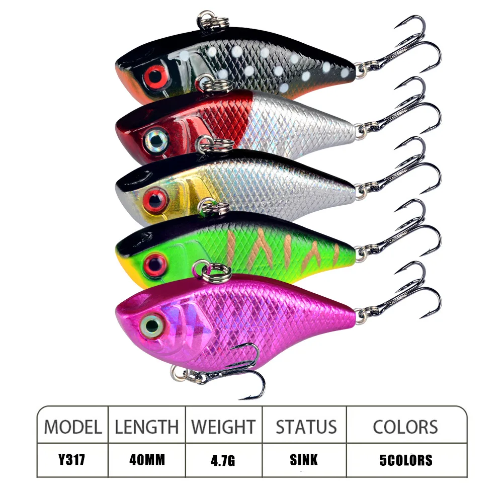 Detalle del mini VIB mostrando su diseño de pesca mar y lubina buceo para pesca efectiva