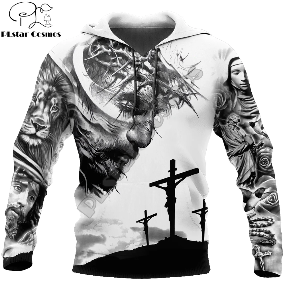 Jersey pesca Unisex capucha Estampado León KJ638