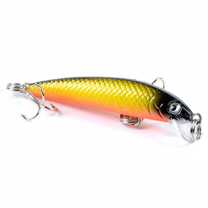 Señuelos de Pesca duros Minnow de 57mm y 3,5g, isca Wobblers flotantes, cebo Artificial, Crankbait, Lucio, aparejos de pesca, 1 ud.