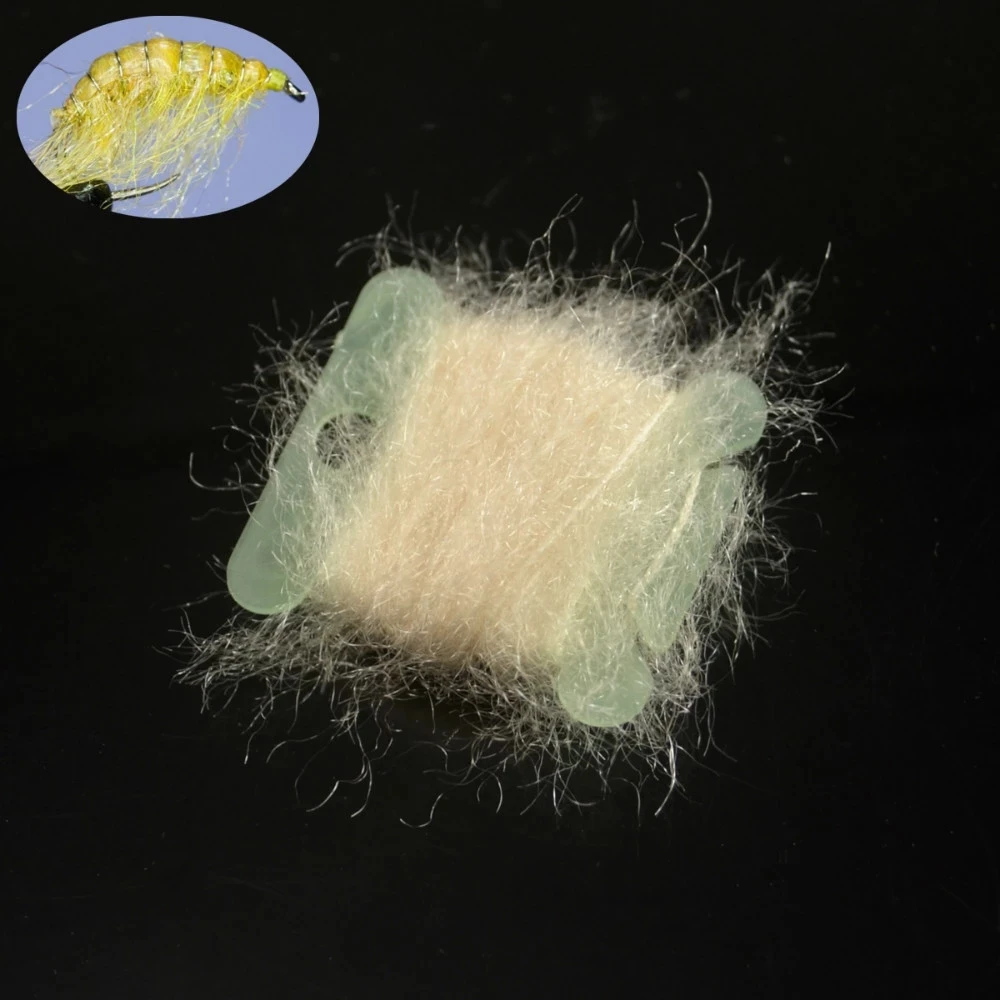 WIFREO-Hilo brillante para atar moscas, hilo de línea de doblaje, ninfa, gusano de arena, Material de atado de moscas, 2 tarjetas - imagen 4