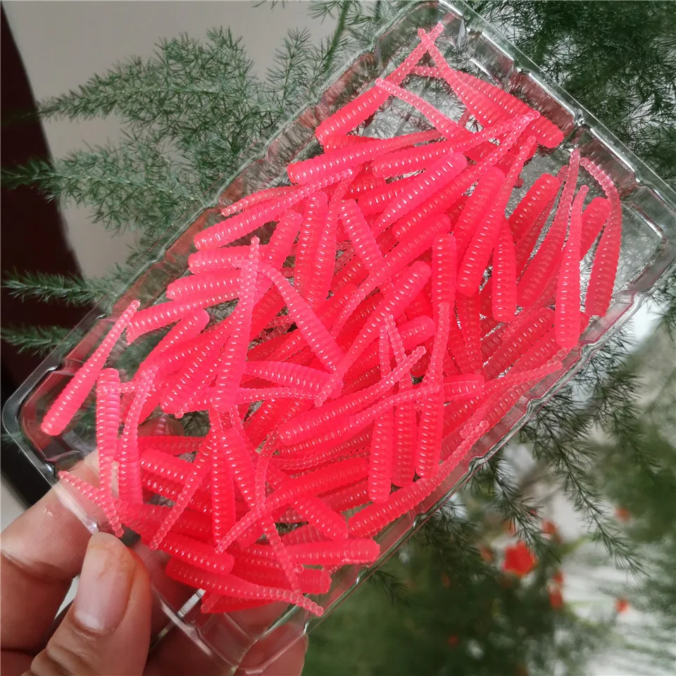 Swolfy-señuelo de pesca suave flotante, gusano Grub, 35mm, 100g, Jig Worm, Wobblers, Swimbait UL, señuelo de pesca de trucha, 0,3 Uds. - imagen 5