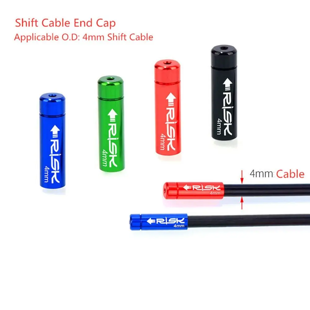 Accesorios de aleación de aluminio de alta calidad, piezas de bicicleta, tapa de extremo de Cable, cubierta antipolvo, carcasa de punta de alambre, casquillos, crimpadores - imagen 5