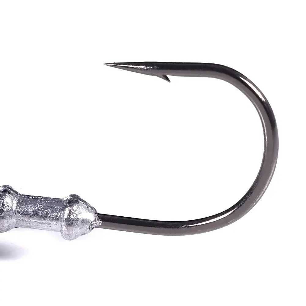 Ganchos de cabeza de anzuelo 3,5g 5g 9g 13g 21g 28g 36g 55g 75g 150g gancho de cabeza de plomo anzuelo de señuelo cabeza de plantilla anzuelos de aparejos de pesca - imagen 5