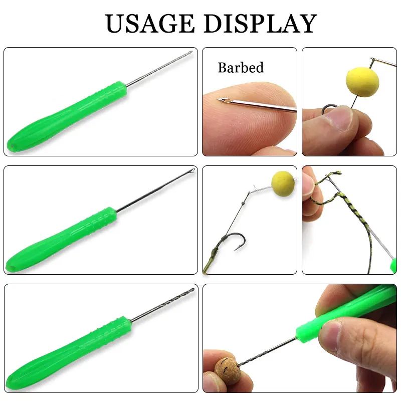 Aparejos de núcleo de plomo para pesca de carpa, herramientas de fabricación, agujas de empalme, taladro Boilie, herramientas de carpa, accesorios para pesca de carpa - imagen 3