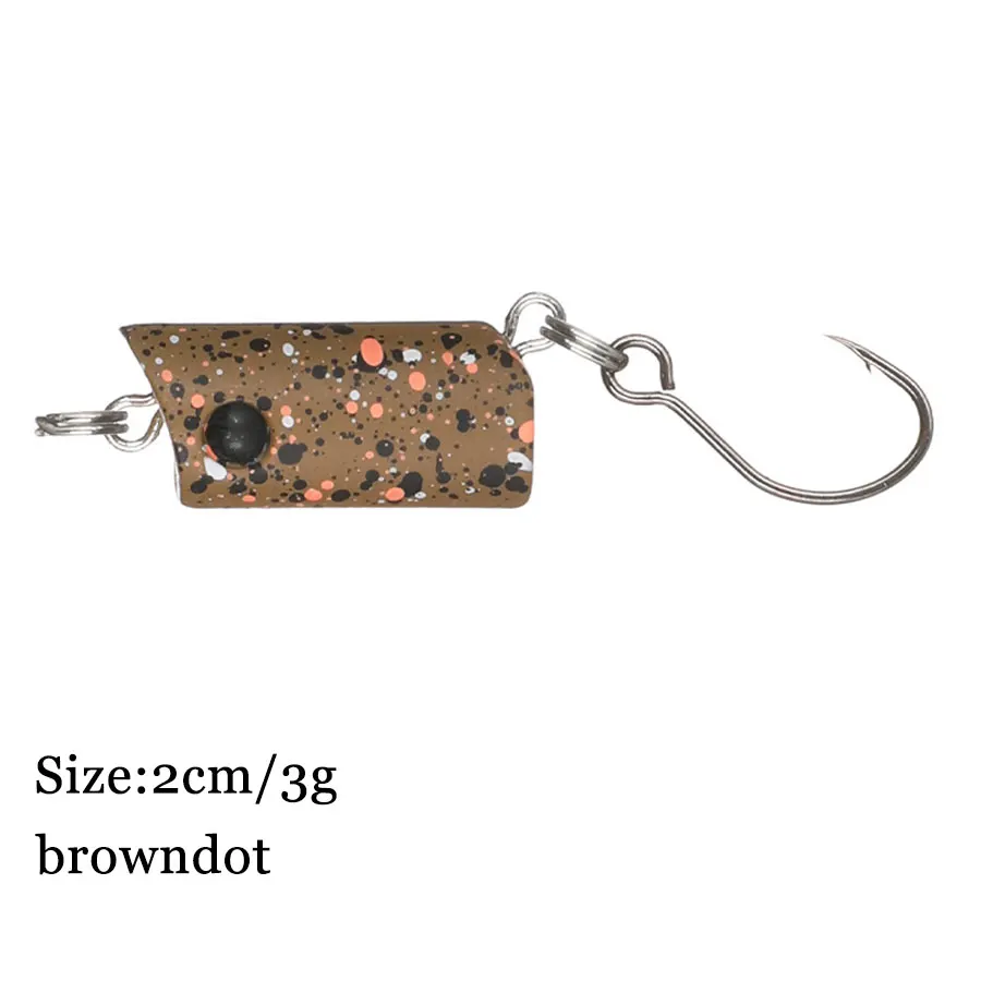 2 cm 3g Kleine VIB Angeln Locken Künstliche Wobbler Mini Hard popper Köder Swimbait Forelle Bass Gefälschte Köder für sinkende Angelgerät - imagen 5
