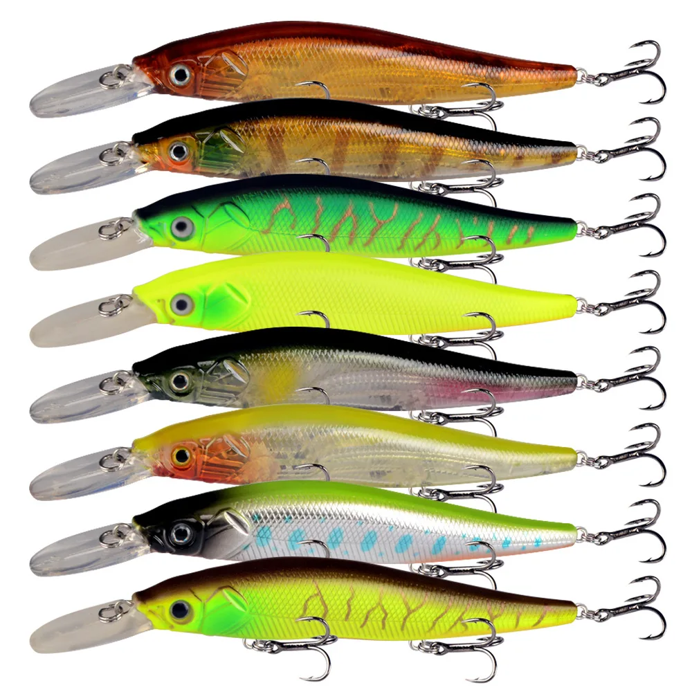 Wobbler de pesca de pececillo hundido, señuelo de pesca de tiro largo, 135mm, 15,5g, aparejos de cebo Artificial, 1 pieza - imagen 5