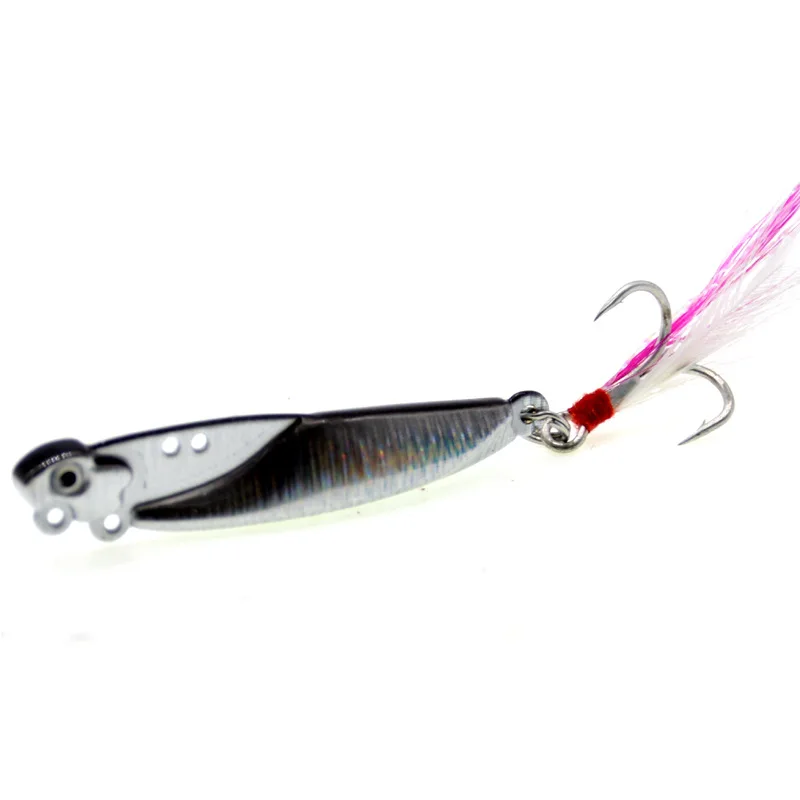 Señuelo vib de pesca, plantillas láser, 15g, agua dulce, agua salada, Jigbait de fundición larga, cebo de Metal, vibración, señuelos artificiales, 5 piezas en venta - imagen 5