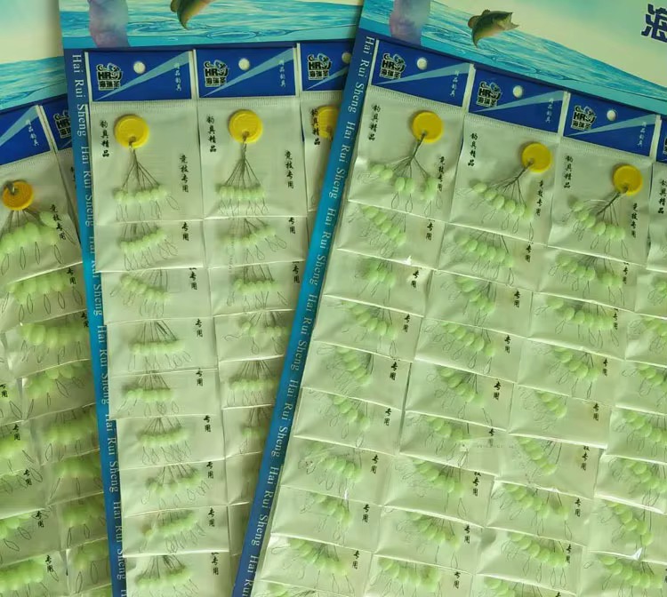 Flotador ovalado luminoso Frijoles espaciales para pesca artesanal - imagen 3