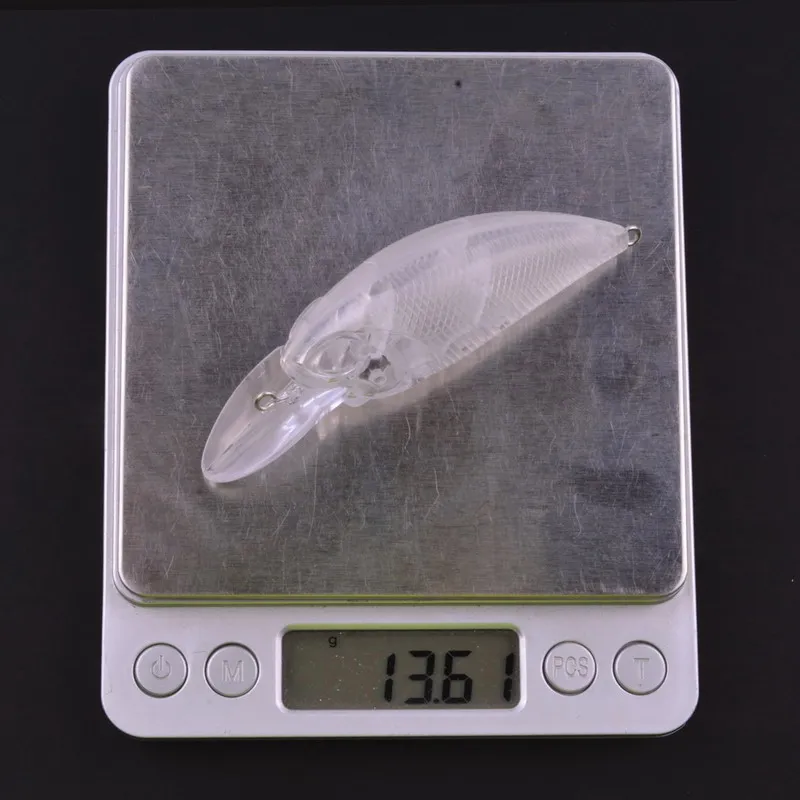 Señuelo en blanco para pesca, cebo de 13,6G, 8,6 CM, sin pintar, para pececillos falsos, wobbler, Japón, Crankbait, 20 Uds. - imagen 5