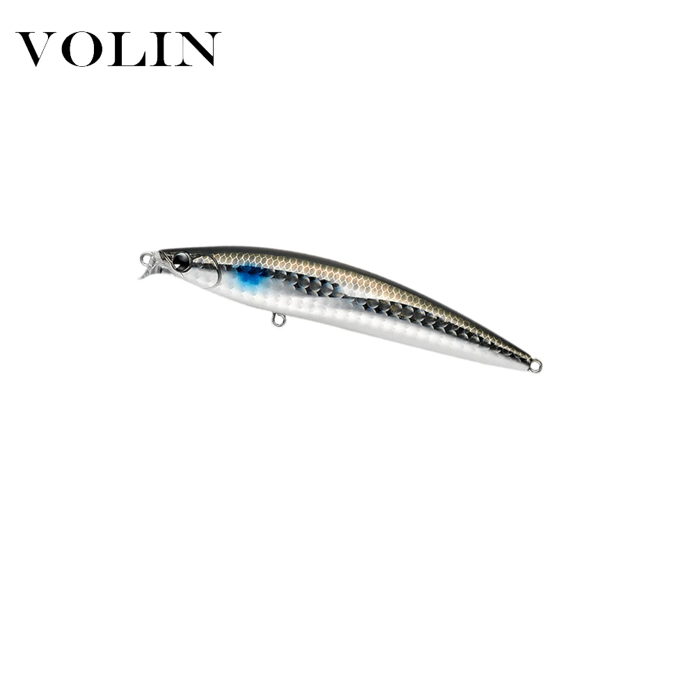 Volin llavero 2021 nuevo Wobbler Minnow señuelo de pesca lubina cebos 1pc 98mm 13g with2 ganchos de pesca Pesca señuelo - imagen 4