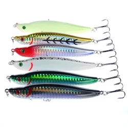 Lápiz se hunde de señuelo de pesca pesa 17,8g aparejos de pesca lubina señuelos de peces de accesorios de agua salada señuelos de peces cebo Trolling atraer