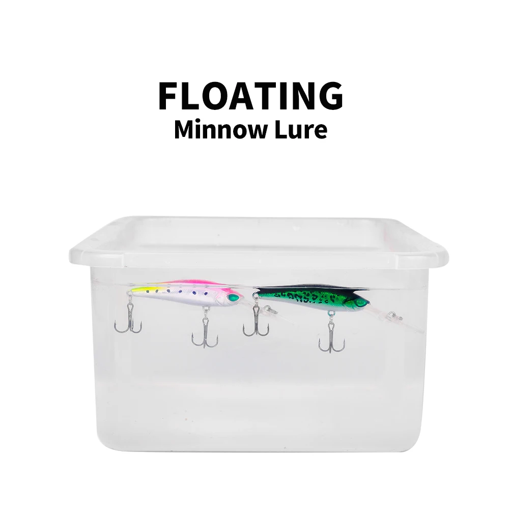 VALHALLA-Señuelos de Pesca de superficie, 6 piezas, 9,5 cm-6g, Flotaing Swimbaits profesionales, cebos duros, aparejos de pesca - imagen 4