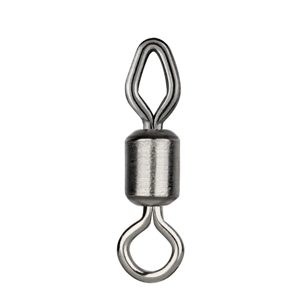 DNDYUJU-eslabones de pesca de acero inoxidable, accesorio giratorio redondo y de diamante, Conector de anillo sólido, 200 piezas - imagen 5