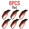 6pcs  Red