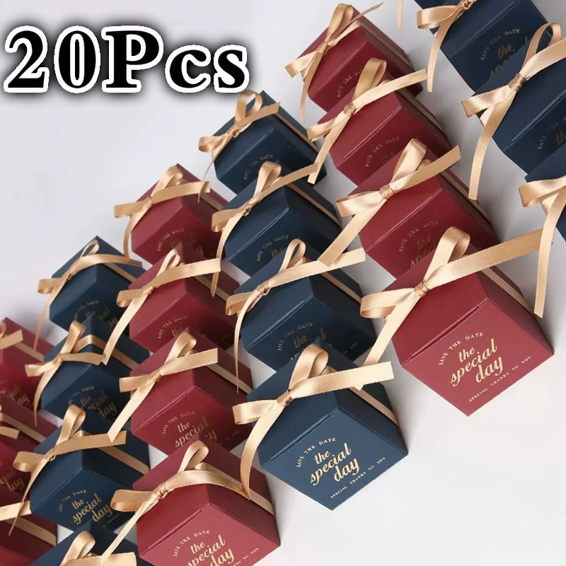 Conjunto completo de 20 cajas para recuerdos de celebraciones