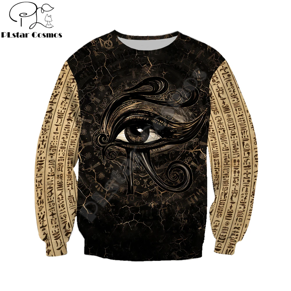 Sudadera estampado 3D Ojo de Horus para hombre – Moda Harajuku - imagen 5