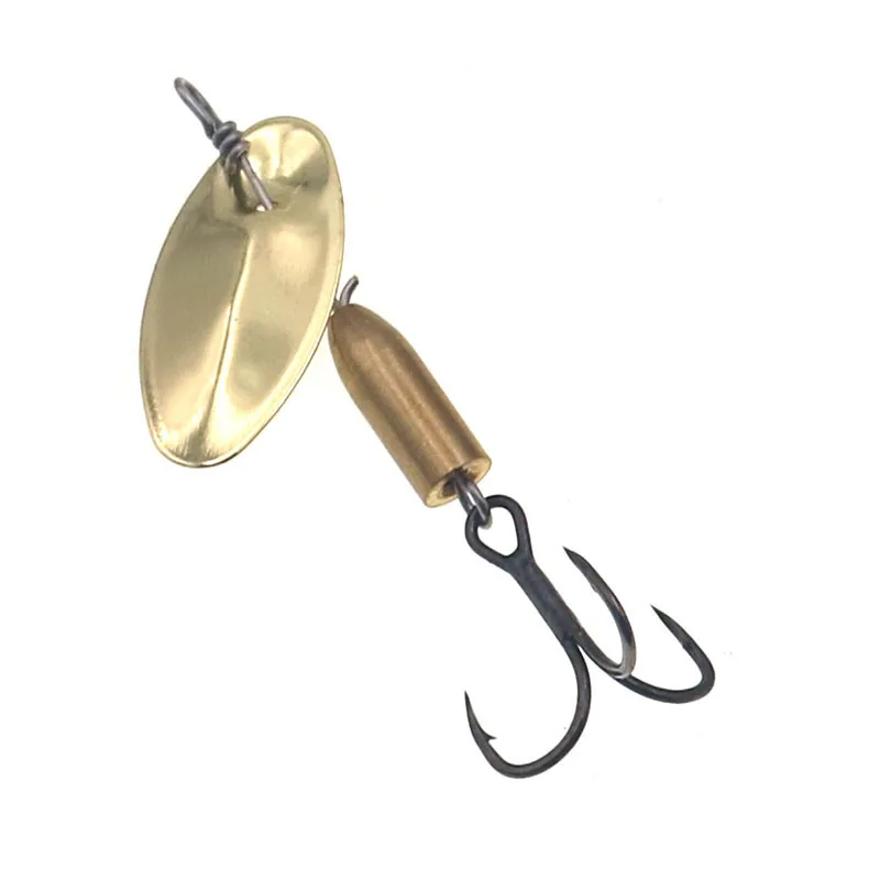 Blade giratorio de 3,5g, señuelo de Metal duro, cuchara Artificial, cebo de agua dulce, trucha, aparejos de pesca, SpinnerBait - imagen 5