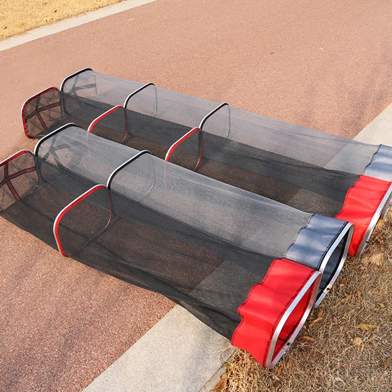 Red pegada cuadrada de pesca salvaje, red de pesca anticolgante, ojo denso portátil, bolsa pequeña de red de pesca de secado rápido para el hogar, X532G - imagen 5