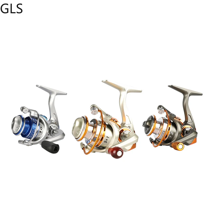 GLS Carrete de pesca mini agua salada alta velocidad – Metal - imagen 2