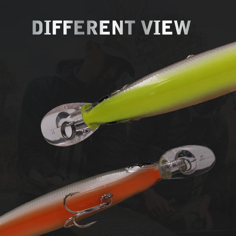 Wondershot A02 70/100/121mm 5,2/15,6/26,3g Señuelos de Pesca pececillo señuelo de Pesca flotante cebo Artificial duro aparejos de Pesca - imagen 3