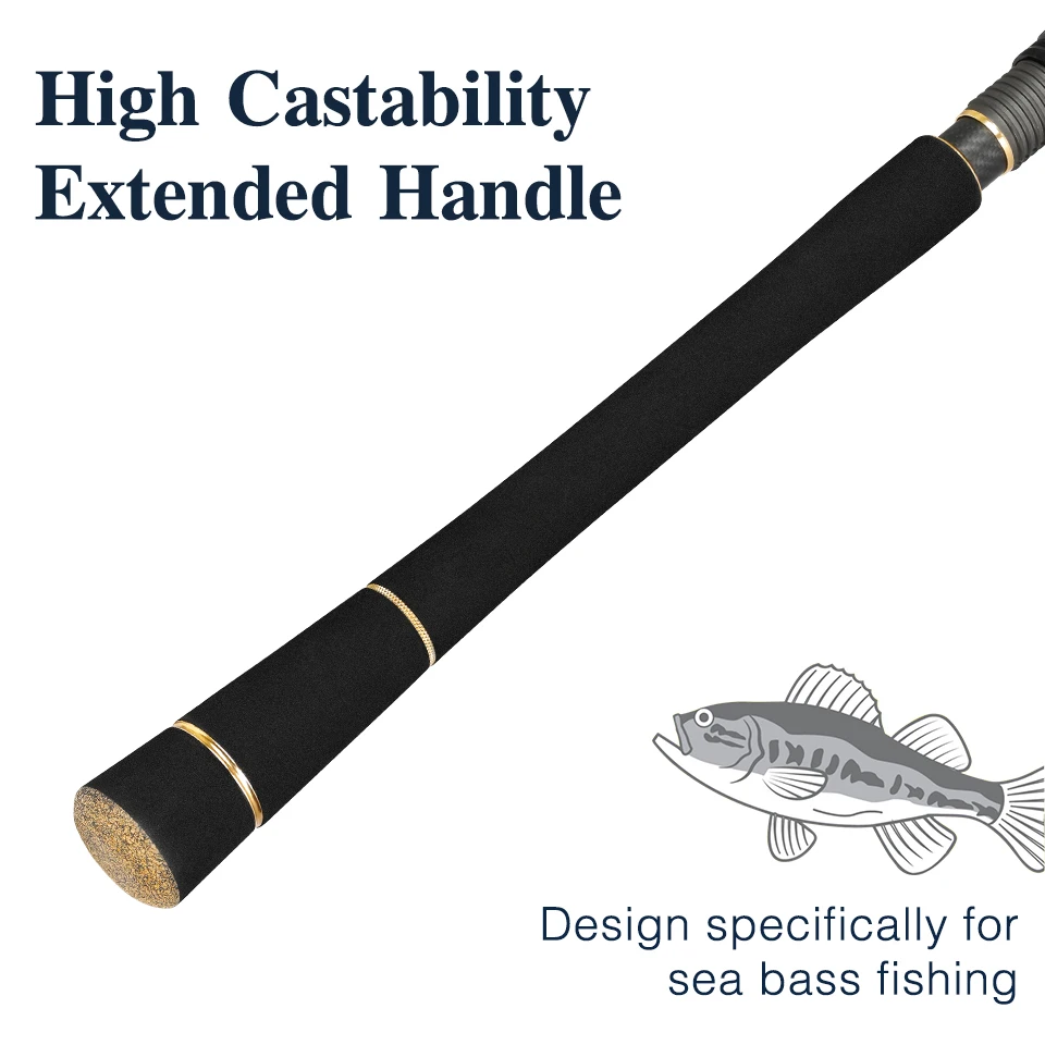 TSURINOYA-caña de pescar de 2 secciones, 3,21 m, 2,92 m, 2,77 m, 2,62 m, ML, M - imagen 5