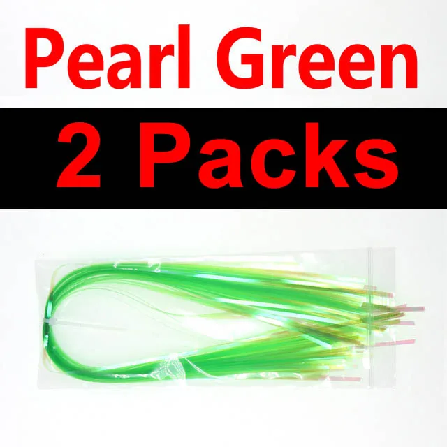 2 Packs Pearl Green